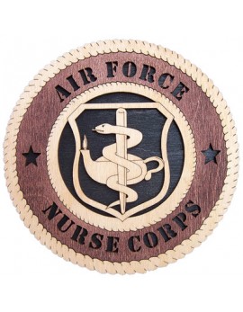 Laser Cut, Personalized Air Force Nurse Corps Gift