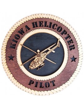 Laser Cut, Personalized KIOWA Helicopter Gift