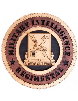 Laser Cut, Personalized Military Intelligence Regimental Gift