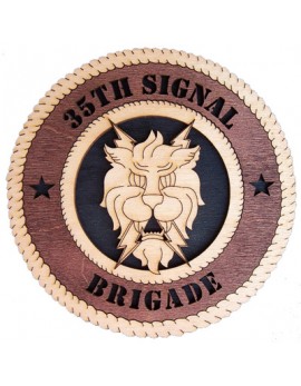 Laser Cut, Personalized 35th Signal Brigade Gift
