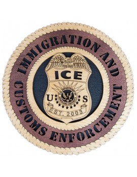 Laser Cut, Personalized ICE Immigration and Customs Enforcement Gift