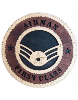 Laser Cut, Personalized Airman 1st Class Gift
