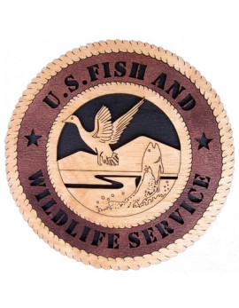 Laser Cut, Personalized US Fish and Wildlife Service Gift