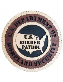 Laser Cut, Personalized Border Patrol - Homeland Security Gift