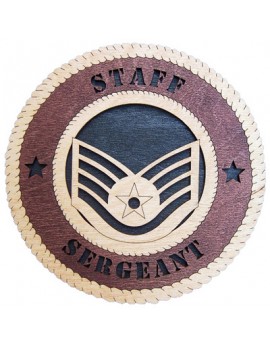 Laser Cut, Personalized Staff Sergeant Gift