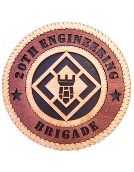 Laser Cut, Personalized 20th Engineering Brigade Gift