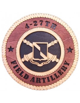 Laser Cut, Personalized 4-27th Field Artillery Gift