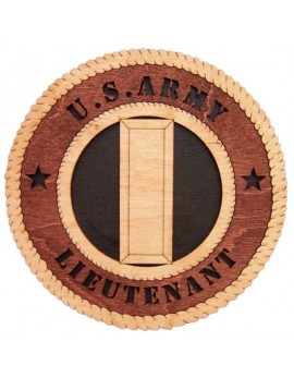 Laser Cut, Personalized Army Lieutenant Gift