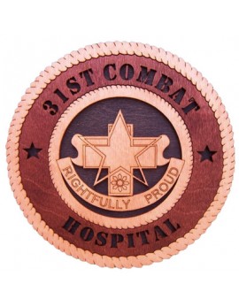 Laser Cut, Personalized 31st Combat Hospital Gift