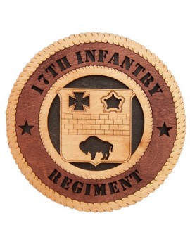 Laser Cut, Personalized 17th Infantry Regiment Gift