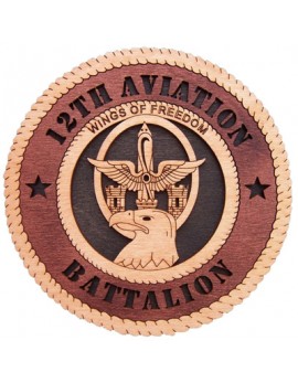 Laser Cut, Personalized 12th Aviation Battalion Gift