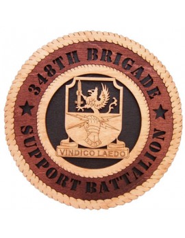 Laser Cut, Personalized 348th Brigade Support Battalion Gift
