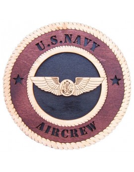 Laser Cut, Personalized Enlisted Aircrew Gift