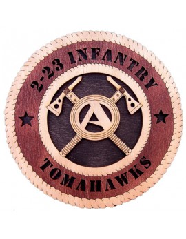 Laser Cut, Personalized 2-23 Infantry Tomahawks Gift