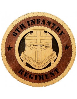 Laser Cut, Personalized 6th Infantry Regiment Gift