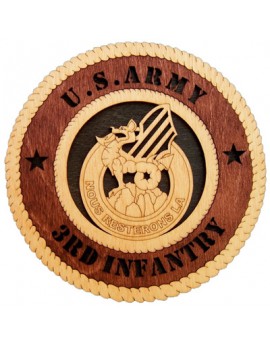 Laser Cut, Personalized 3rd Infantry Gift