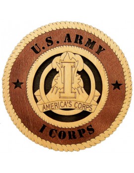 Laser Cut, Personalized Army I-Corps Gift