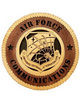 Laser Cut, Personalized Air Force Communications Gift