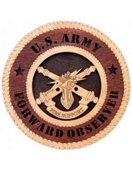 Laser Cut, Personalized Army Forward Observer Gift