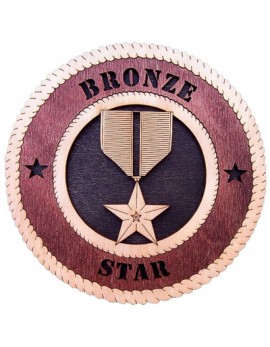 Laser Cut, Personalized Bronze Star Gift