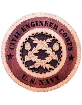 Laser Cut, Personalized Navy Civil Engineer Corps Gift