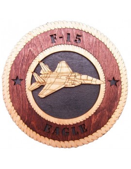 Laser Cut, Personalized F-15 Eagle Fighter Jet Gift