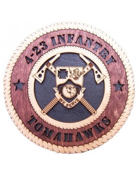 Laser Cut, Personalized 4-23rd Field Artillery Tomahawks Gift