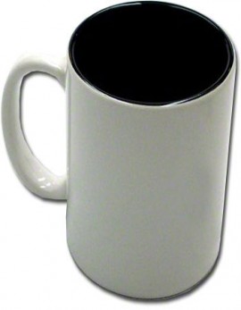 Photo Mug 11oz White with Black Interior