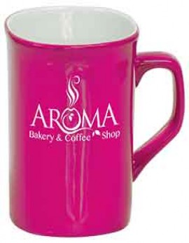 Pink Laser Engraved Mug - Lasers White