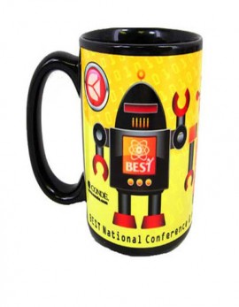 Mug 11oz Black with White imaging area