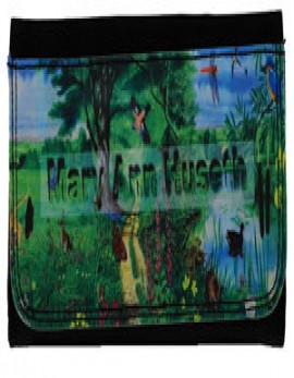 Large Leatherette Wallet - full color imaging