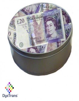 Round Gift Tin with Full Color Image