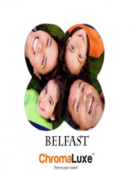 Belfast Photo Panel Chromaluxe White Gloss