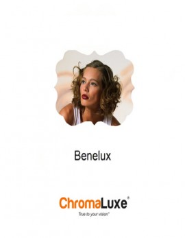 Benelux Photo Panel Chromaluxe White Gloss