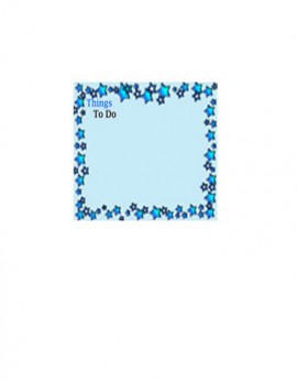 Personalized Magnetic Dry Erase Board, 8x10" 