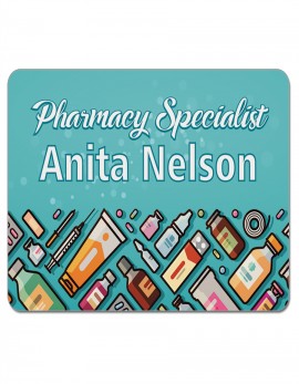 2x3" Plastic Rectangle Name Badge 