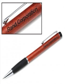 Rosewood Twist Grip Pen