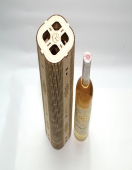Laser Cut Wine Box - Model 5