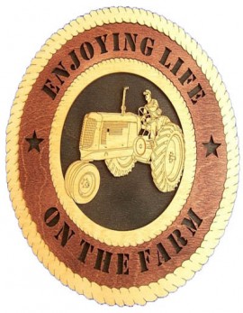 Laser Cut, Personalized Farmer Gift