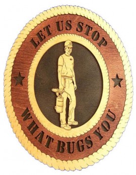 Laser Cut, Personalized Exterminator Gift