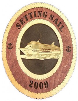 Laser Cut, Personalized Cruise Ship Gift