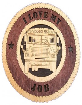 Laser Cut, Personalized Male Bus Driver Gift