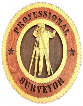 Laser Cut, Personalized Surveyor Gift