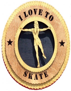 Laser Cut, Personalized Skater Gift