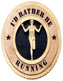 Laser Cut, Personalized Male Runner Gift