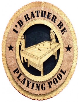 Laser Cut, Personalized Pool Table Gift