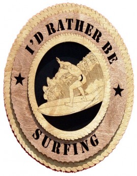 Laser Cut, Personalized Surfing Gift
