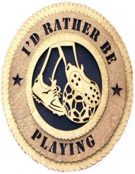Laser Cut, Personalized Soccer Gift