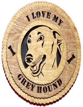 Laser Cut Greyhound Gifts - Personalized!