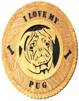Laser Cut Pug Gifts - Personalized!